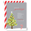 christmas cards | Dotted Xmas Tree Gray Christmas Cards by Spark & Spark