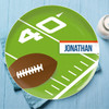 Football Fan Personalized Plates For Kids