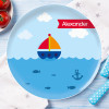 Sailing The Blue Ocean Personalized Kids Plates