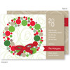 christmas cards personalized | Whimsical Wreath Christmas Cards by Spark & Spark