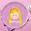 Just Like Me Girl Lavender Personalized Dishes