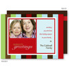 personalised photo christmas cards | Color Stripes Christmas Photo Cards by Spark & Spark