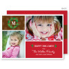 christmas cards personalized | Cute Tiny Wreath Christmas Photo Cards by Spark & Spark