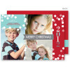 christmas cards personalized | Modern Snowfall Christmas Photo Cards by Spark & Spark