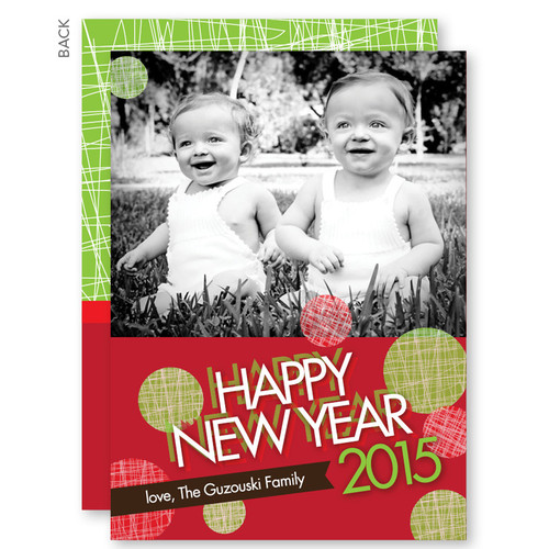 Custom Holiday Cards | Joyful Dots Christmas Photo Cards by Spark & Spark