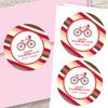 A Girl Love Ride Valentines Labels
