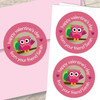 Owl Be Your Girlfriend Valentine Labels
