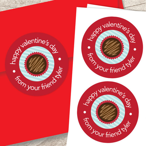 Valentine's Sweets Custom Stickers