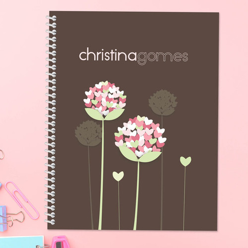 Heart Blossoms Kids Notebook