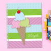 Yummy Ice Cream Kids Notebook