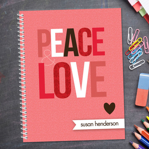 Peace & Love Kids Notebook