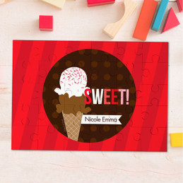 Sweet & Yummy Personalized Name Puzzle By Spark & Spark