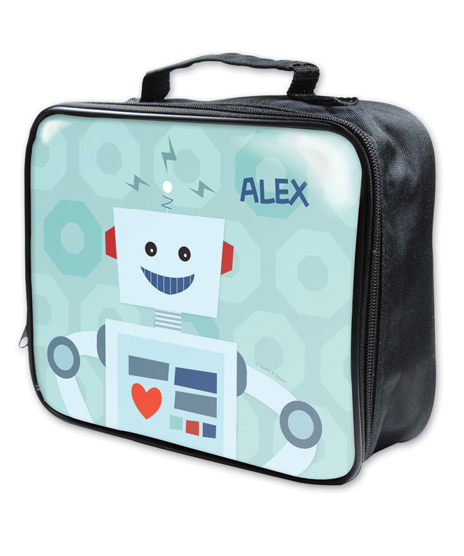 robot lunch bag