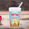Red Hair Cowboy Toddler Cup for Boys