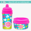 Cute Happy Hearts Sippy Cup for 6 month old