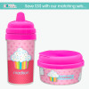 Rainbow Cupcake Sippy Cup for Milk