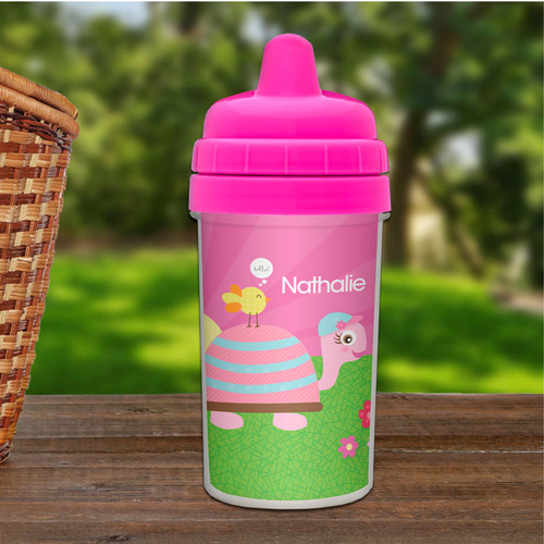 Turtle and happy bird sippy cup for kids