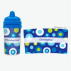 Blue Circles and Circles Sippy Cup