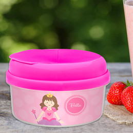 Cute Brunette Princess Snack Bowls Gifts