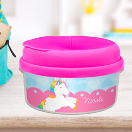 Cute Rainbow Pony Snackbowls For Toddlers