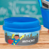 A Cool African American Superhero Personalized Snack Bowls