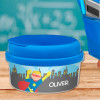 A Cool Blonde Superhero Personalized Snack Bowls
