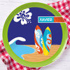 Surf the Waves Personalized Melamine Plates