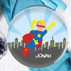 Cool Superhero Kids Plates
