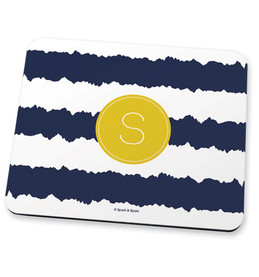Yellow and blue signals Mouse Pad