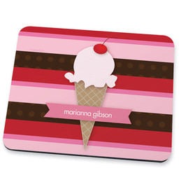 Strawberry Cone Mouse Pad