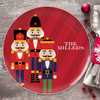 The Traditional Nutcracker Personalized Christmas plates