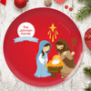 The Nativity Tradition Personalized Christmas plate