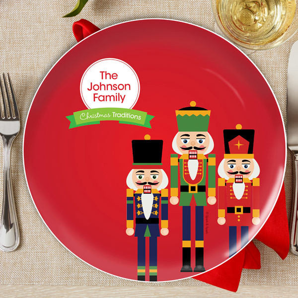 christmas nutcracker plates