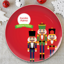 La Tradicion de el Cascanueces Personalized Christmas plate