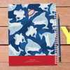 shark bite personalized notebook for kids