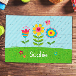 Spring Blooms Personalized Name Puzzle By Spark & Spark