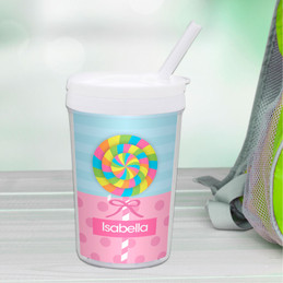Yummy Lollipop Personalized Kids Cups
