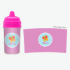Girl Sippy Cups with Sweet Butterfly