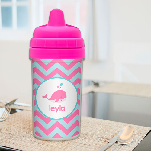 Best Sippy Cup with Sweet Pink Whale Design