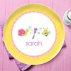 Three Sweet Little Bugs Personalized Kids Plates