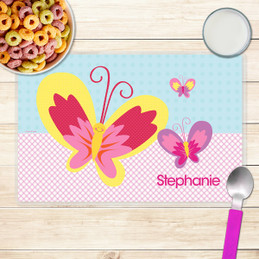 Smiley Butterfly Kids Placemat