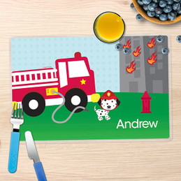 Fighting Fire Kids Placemat