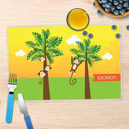 Mokeys in the Jungle Kids Placemats
