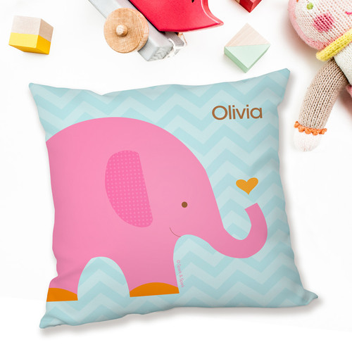 Sweet Pink Elephant Pillows