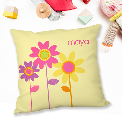 Three Spring Blooms Pillows
