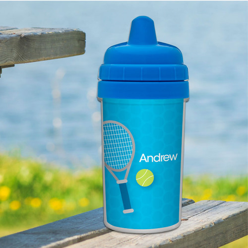 Kids Sippy Cups with Tennis Design