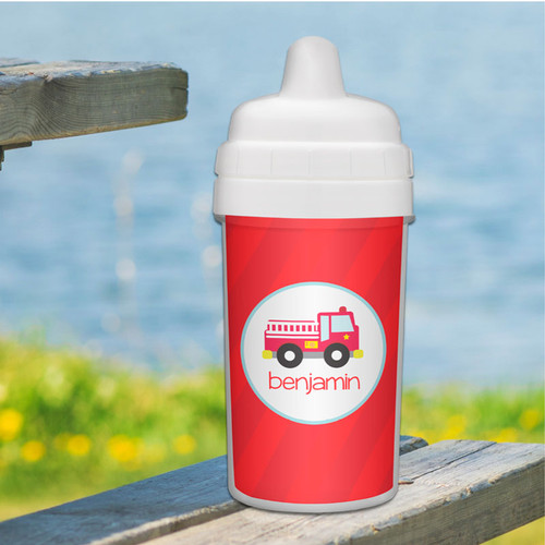 Cute Little Firetruck Baby Sippy Cup