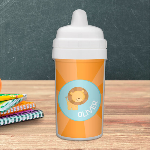 Cute Baby Lion Sippy Cup for 1 Year Old