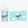 Plane Personalized Sippy Cups for Toddlers