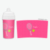 Pink Tennis Fan Sippy Cup for Milk